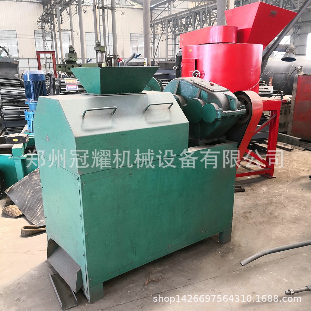 挤压成型颗粒肥设备 有机肥造粒对辊造粒机图4