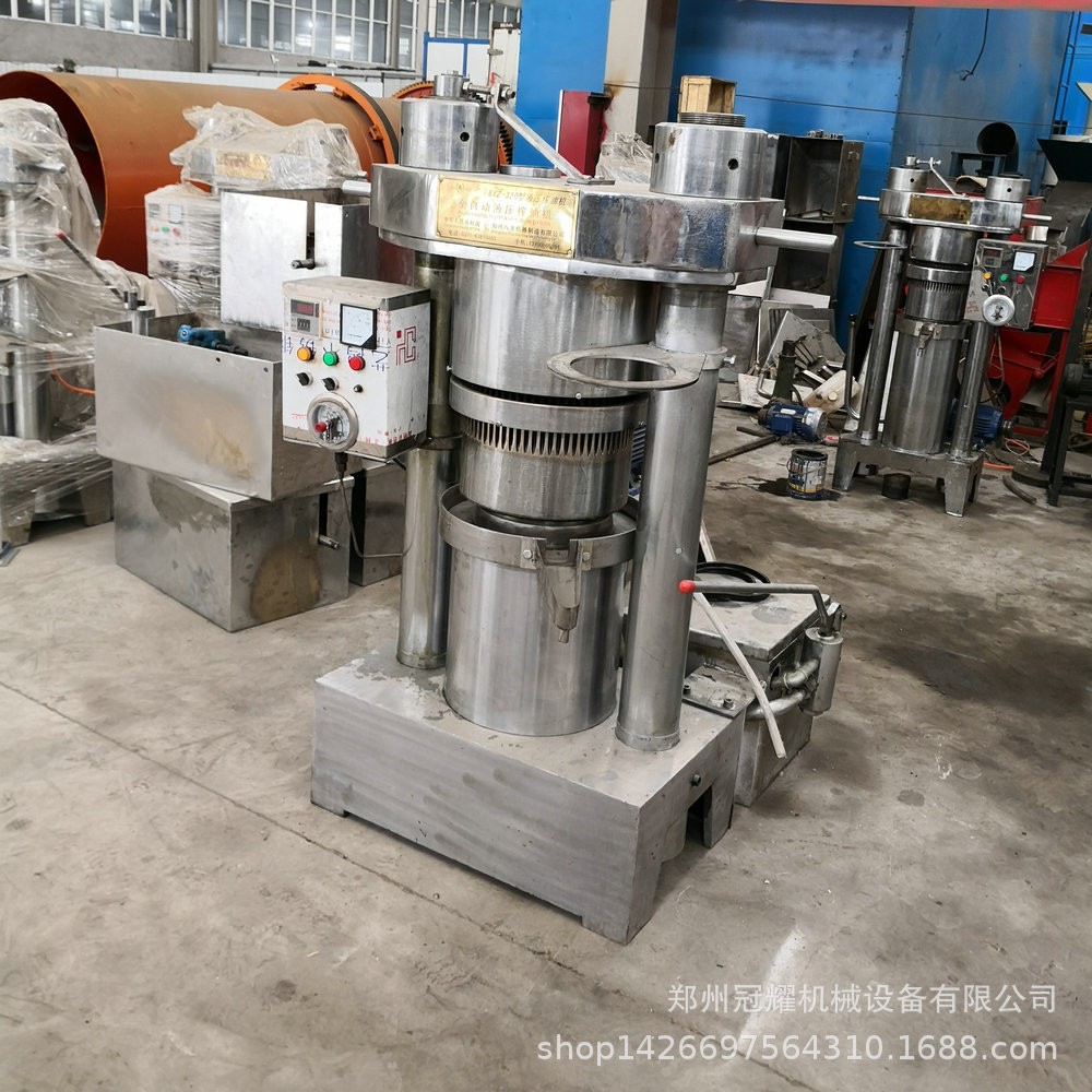 大型香油压榨设备 液压榨油机 全自动压榨滤油机图2