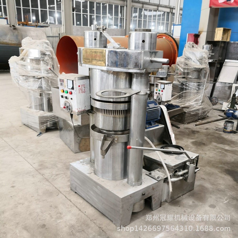 大型香油压榨设备 液压榨油机 全自动压榨滤油机图3