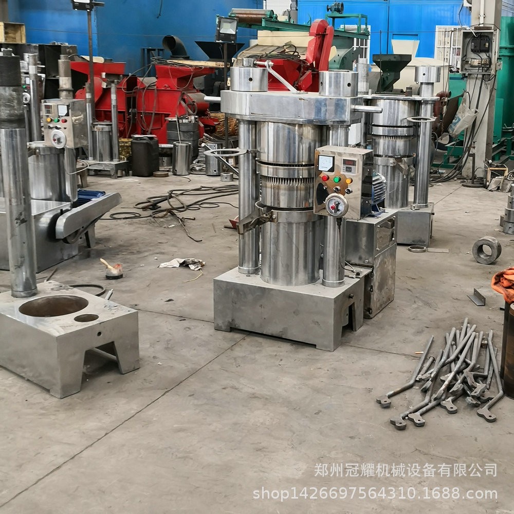 大型香油压榨设备 液压榨油机 全自动压榨滤油机图4