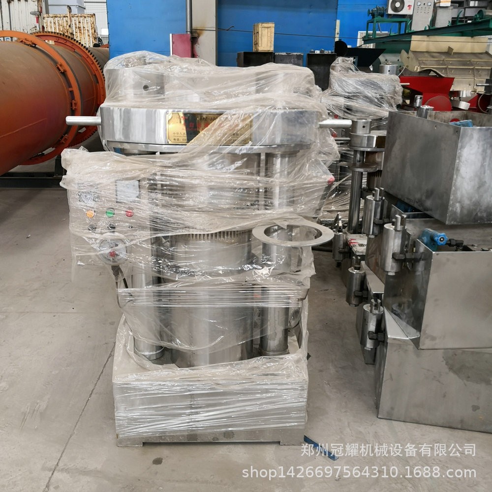 大型香油压榨设备 液压榨油机 全自动压榨滤油机图5