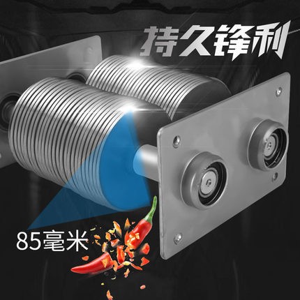 电动商用家用切肉机切肉片肉丝机 绞肉沫机 不锈钢小型切肉机图3