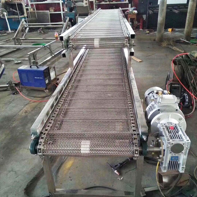 304不锈钢流水线输送设备 小型网带式输送机 食品果蔬输送线图2