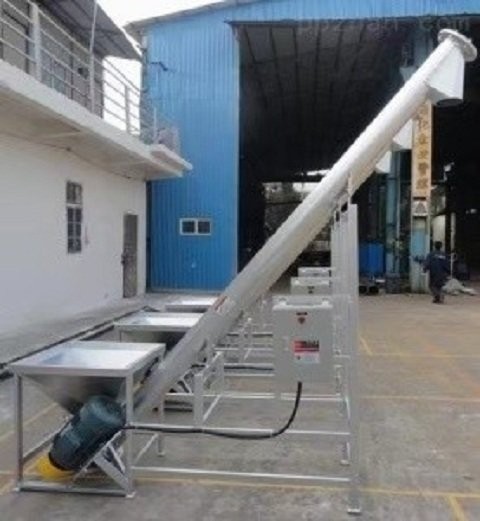 物料输送提升用 食盐粮食小麦玉米绞龙不锈钢提升机批发