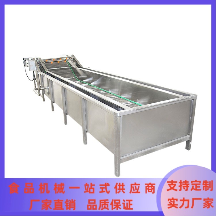 毛豆净菜加工设备 滚筒式气泡清洗机 白菜清洗加工流水线图5