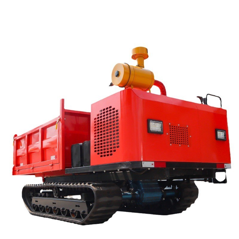 履带运输车农用拖拉机全地形爬山虎液压自卸多功能搬运车爬坡王图5