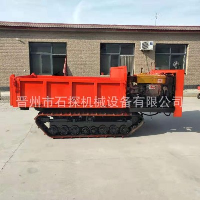3吨履带运输车爬山虎全自动山地液压履带运输车