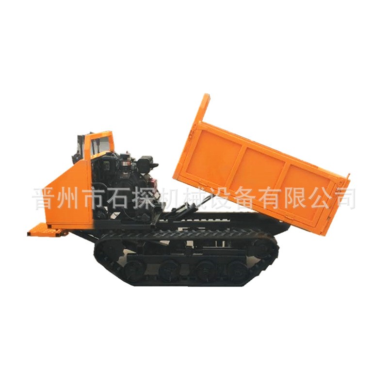小型山地履带运输车手扶全地形爬山虎农用四驱自卸爬山王图5