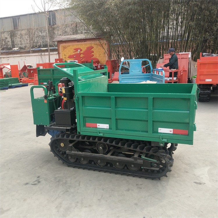山地爬坡履带式运输车手扶自卸翻斗运输车履带运输车图4