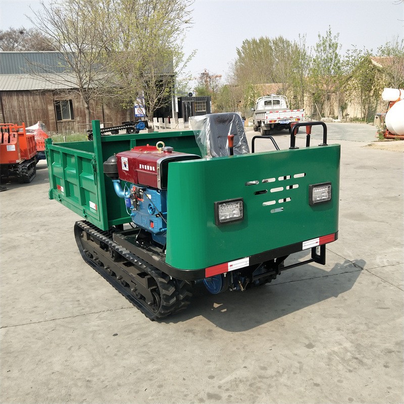 2吨座驾履带运输车 全地形爬山虎 水田防陷履带运输车图4