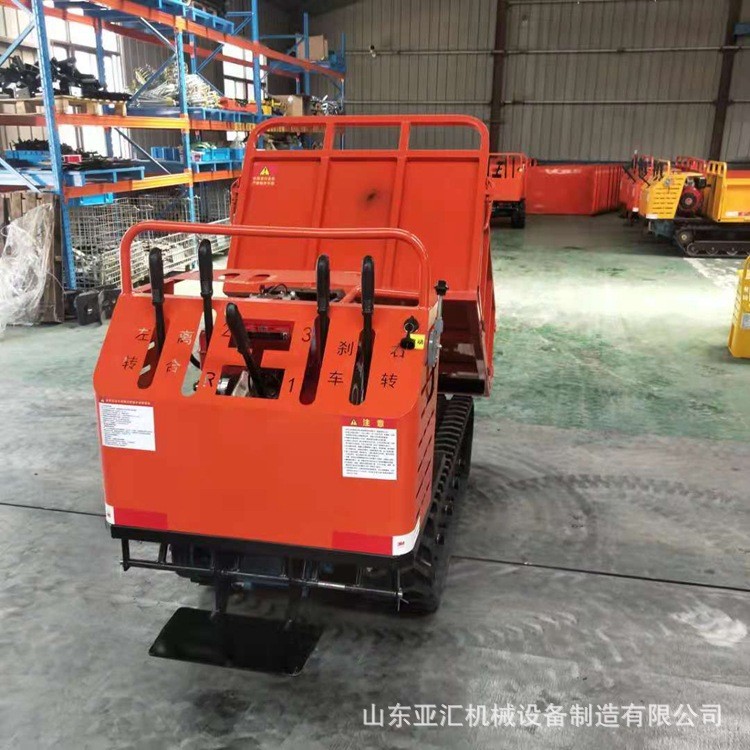 1吨履带运输车 全地形手扶爬山虎 山地自卸履带拖拉机图2