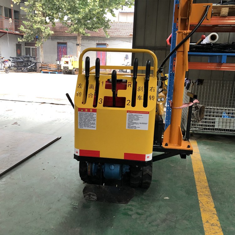 农用手扶式履带运输车 工程农用履带搬运车 带吊机履带运输车图3