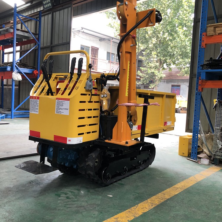 农用手扶式履带运输车 工程农用履带搬运车 带吊机履带运输车图4
