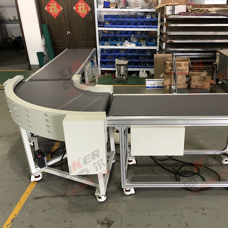 90度皮带转弯机 循环U形输送线 食品传送带 180度图5