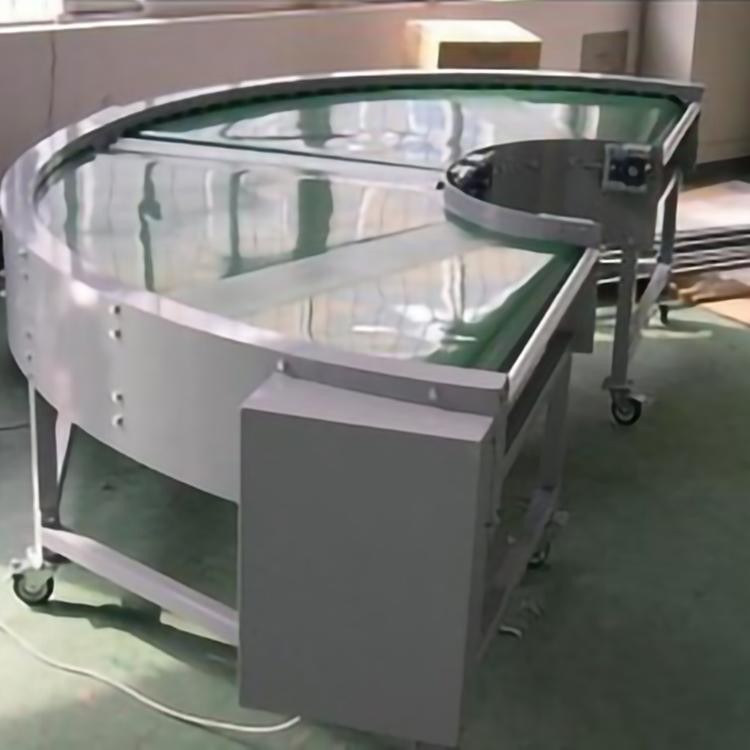 维欧瑞 转弯皮带机 滚筒输送机 转弯链板输送机