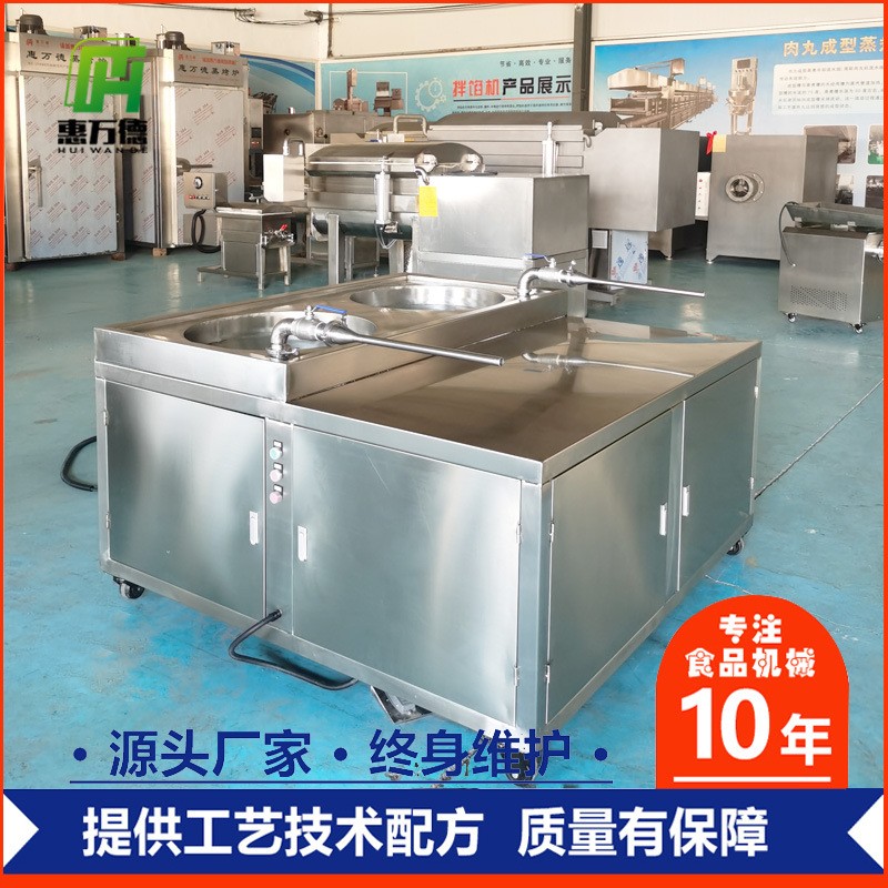 大型香肠加工全套设备 腊肠红肠灌肠机 香肠鸡肉肠灌肠设备图2