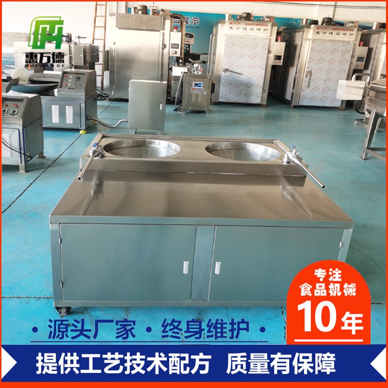 大型香肠加工全套设备 腊肠红肠灌肠机 香肠鸡肉肠灌肠设备图4