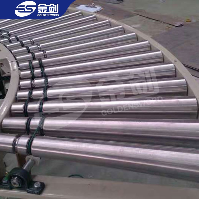 转弯滚筒输送机弯道输送辊筒辊道线90度锥辊装配线运输机图5