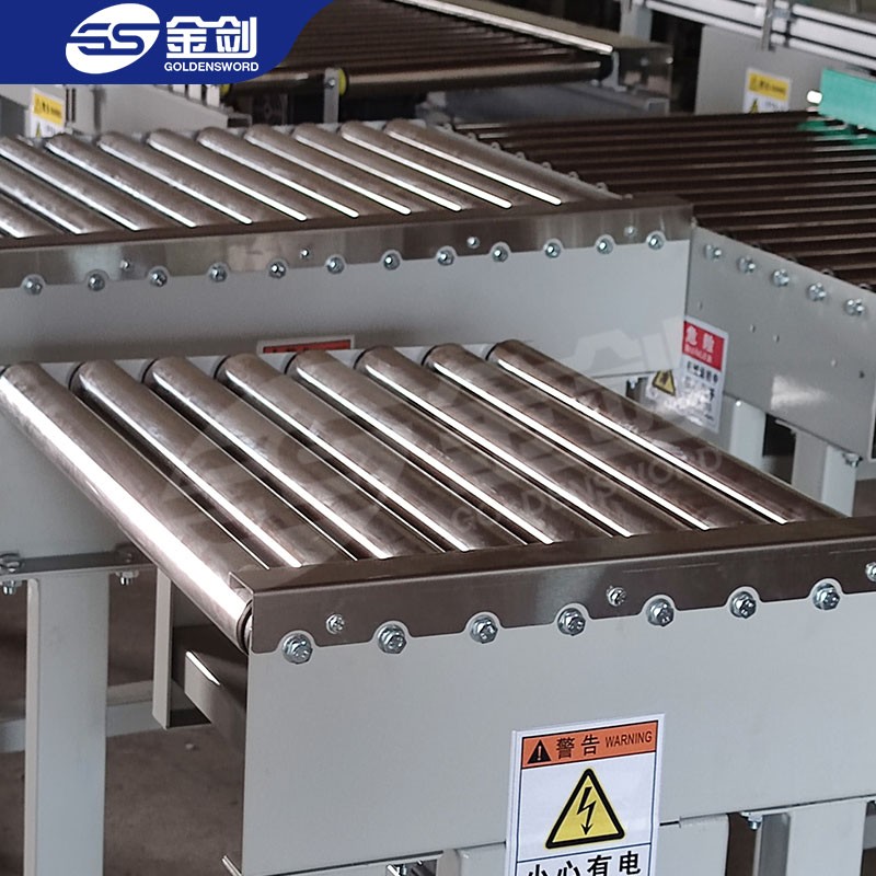 辊道线动力滚筒输送机全自动包装辊筒输送线设备装配生产流水线图5