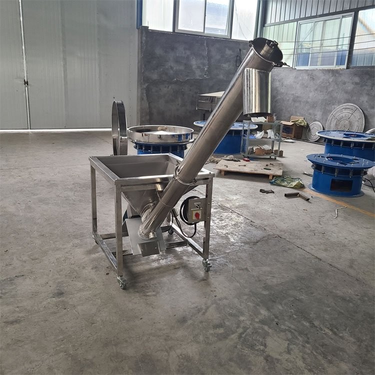 无轴管式螺旋输送机 雷诚机械厂家 有轴不锈钢输送图2