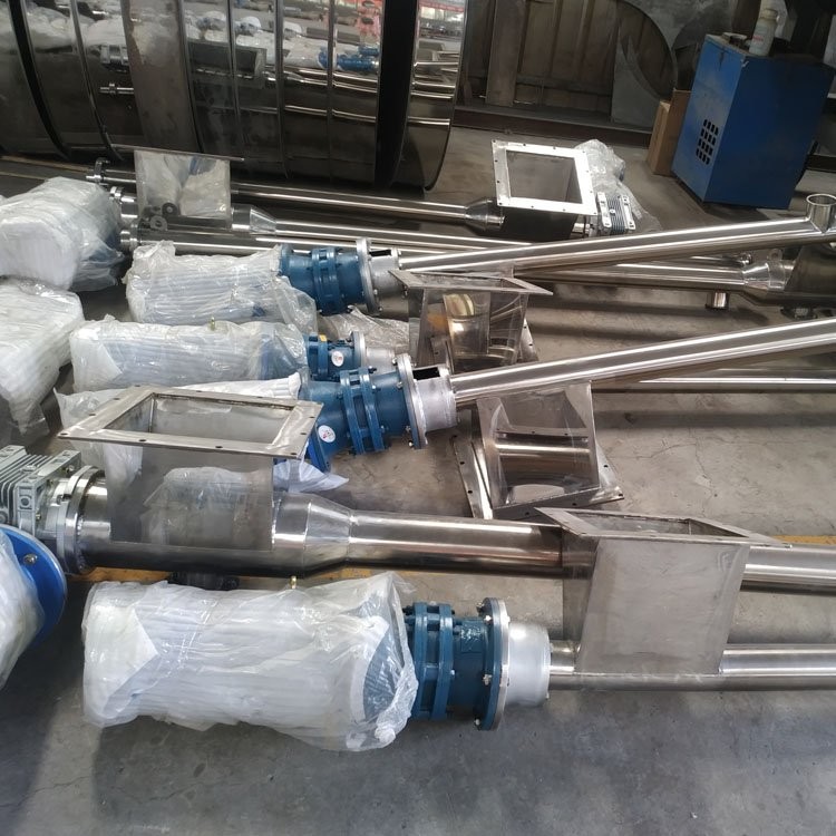 雷诚塑料饲料绞龙提升机螺杆式输送机电动不锈钢螺旋粮食上料机图5