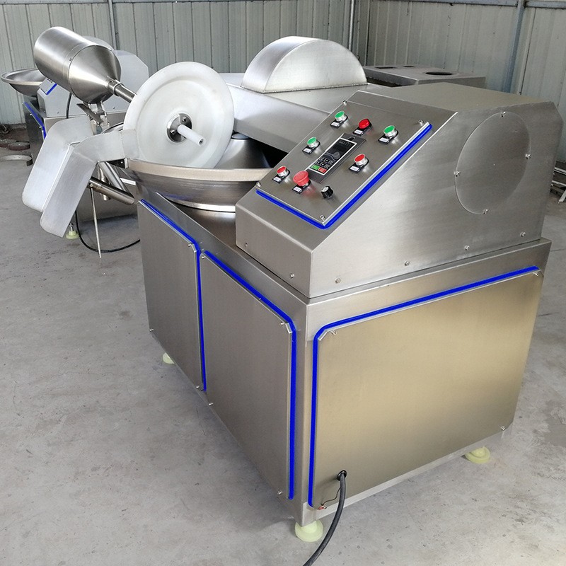 多功能牛肉斩拌机香肠肉制品乳化设备全自动鱼糜肉泥馅料斩拌设备图4