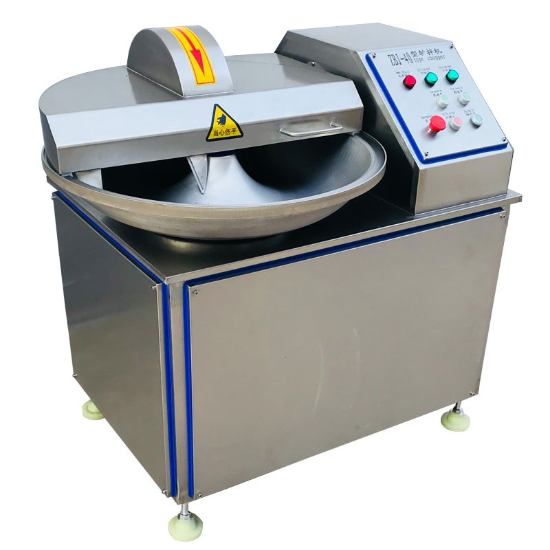 多功能牛肉斩拌机香肠肉制品乳化设备全自动鱼糜肉泥馅料斩拌设备图5