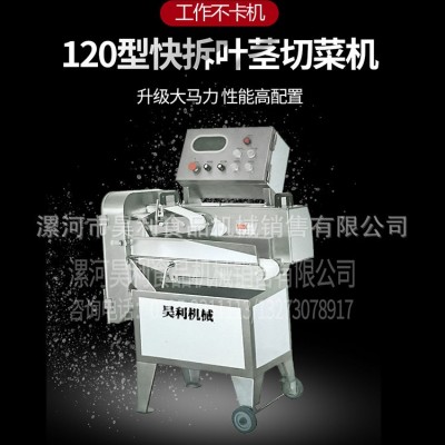 120型快拆叶茎切菜机 切菜机厂家直供【单头切菜机价格】