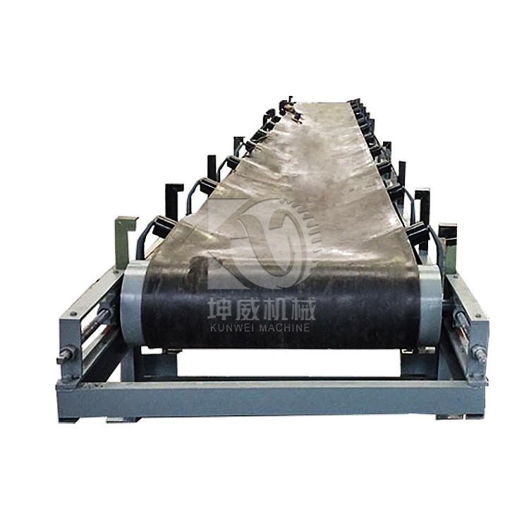 坤威焦矿皮带运输机 长距离胶带输送机 矿山机械输煤皮带机大运量图5