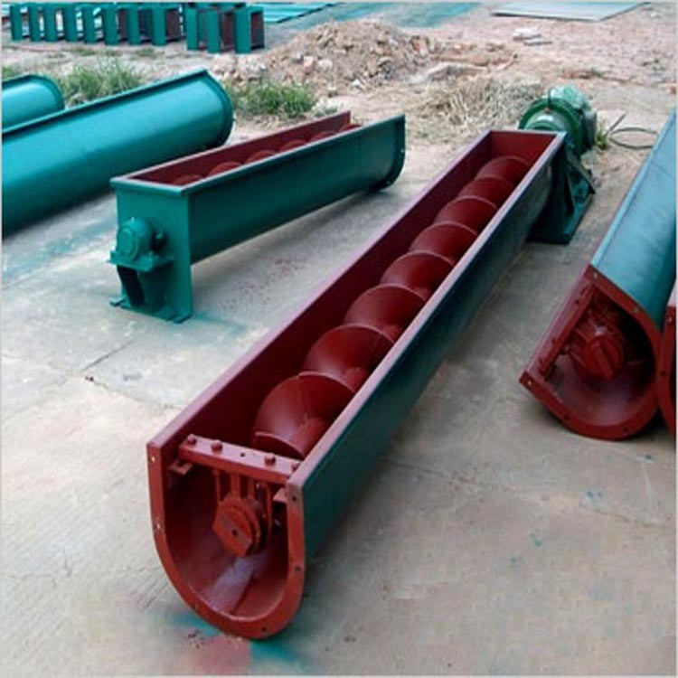 不锈钢无轴运输机 管式螺旋输送机 蛟龙上料机 绿友机械图3