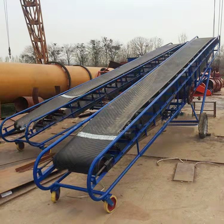 隆昕机械 固定式皮带输送机 带式爬坡输送设备 生产车间输送线图2