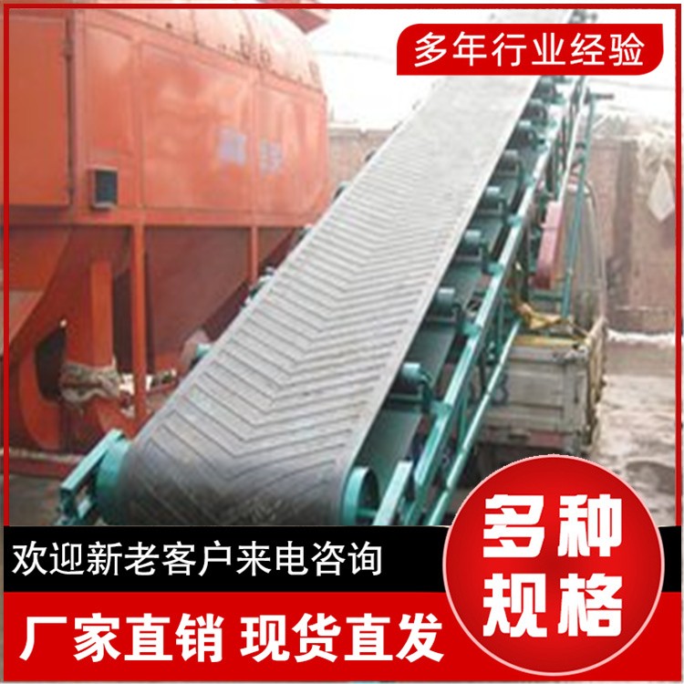 伸缩皮带运输机厂家 物料上料机图片 大倾角输送机加工图4