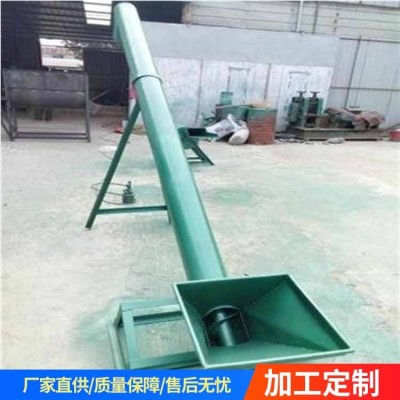 粮食上料机图片 物料螺旋输送机厂家 不锈钢螺旋提升机