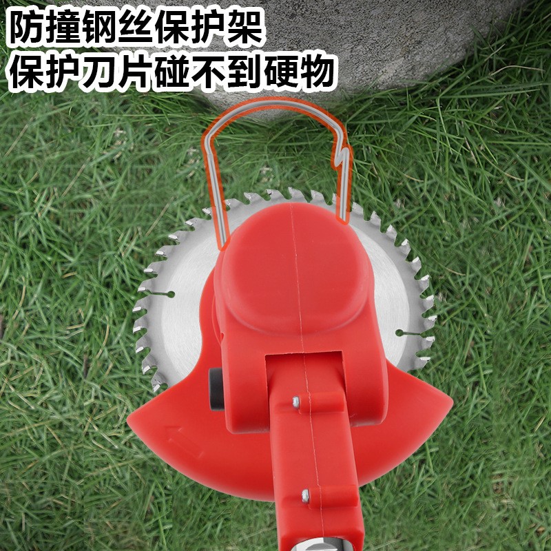 小型锂电打草机电动割草机家用园林修剪割草机手持充电式除草机图3