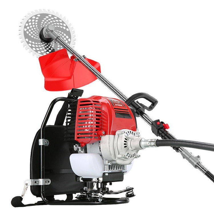四冲程侧挂式大棚地除草翻土机 背负式高枝绿篱剪 农用汽油割灌机图5
