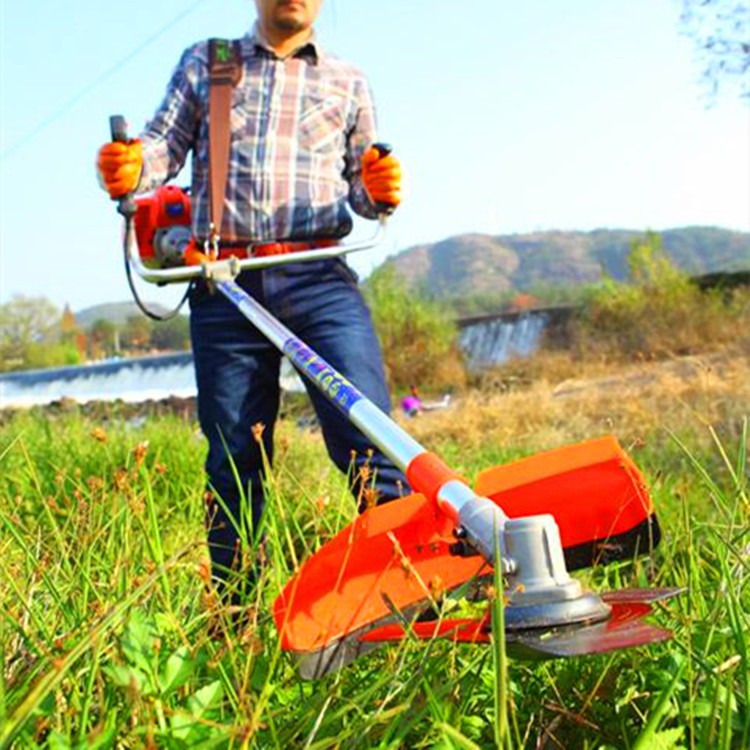四冲程侧挂式大棚地除草翻土机 背负式高枝绿篱剪 农用汽油割灌机图2