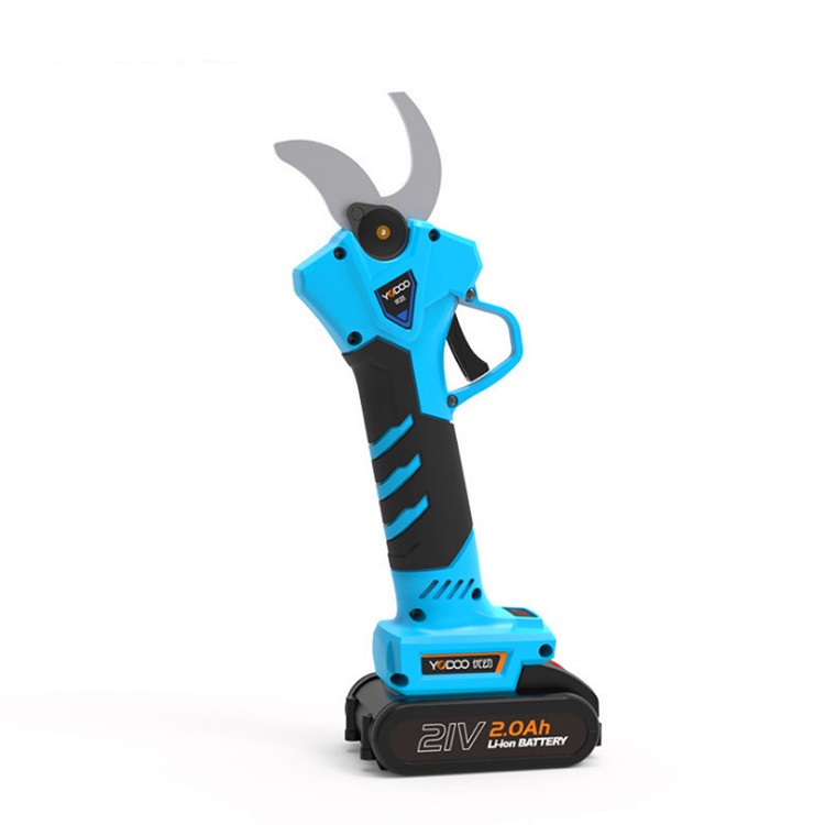 轻巧便携式小型电动剪刀 园林梨树桃树修枝剪 30mm锂电园艺剪枝机图5