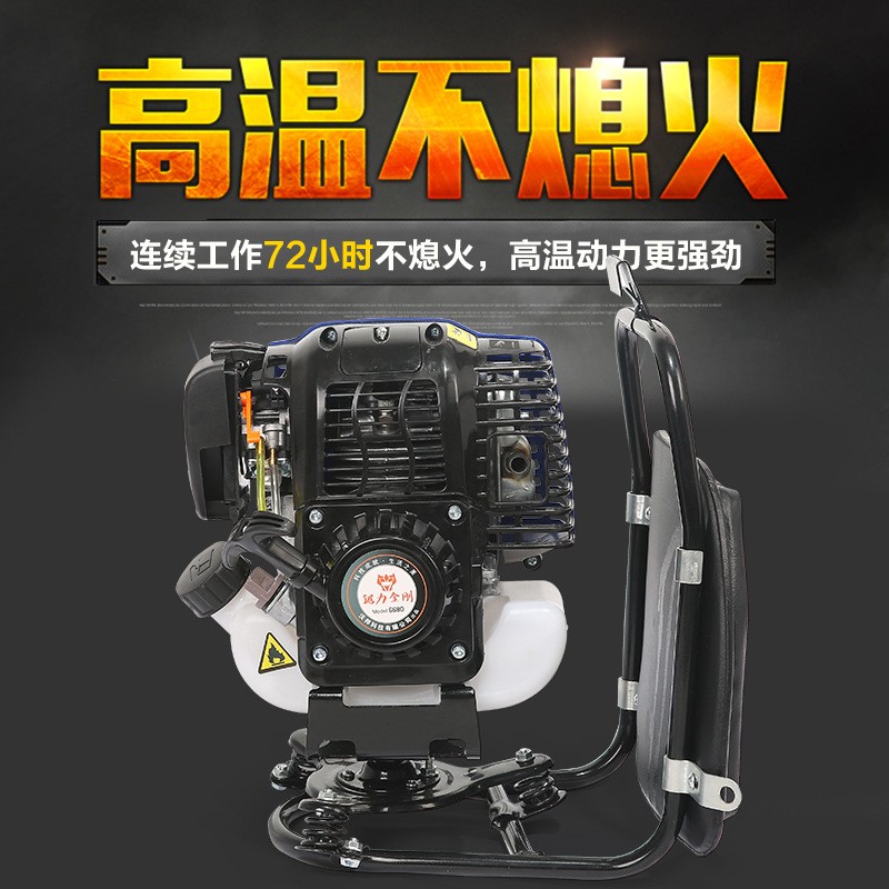 四冲程背负式侧挂打草机GX35引擎汽油割草机小型除草机割灌机收割图4