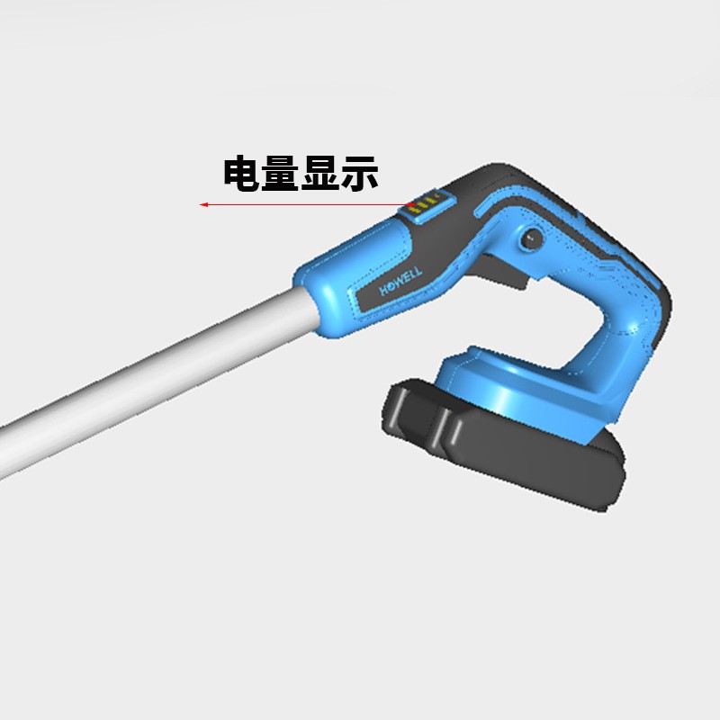 电动割草机小型家用除草机手持锂电打草机多功能充电式割草机图3