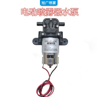 电动喷雾器水泵高压大功率水泵电机打药机配件回流水泵喷雾器配件