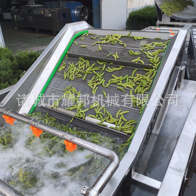 全自动毛豆清洗机 全套工厂用毛豆加工设备 洗毛豆机器图3