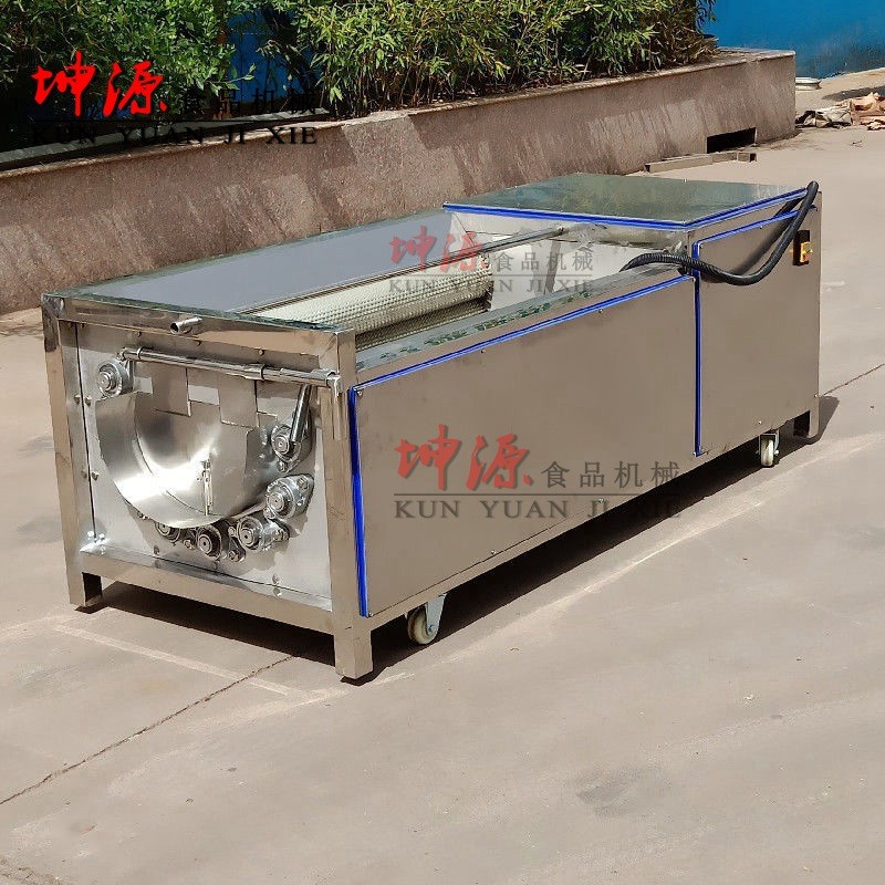 土豆去皮清洗天麻清洗山药清洗花生莲藕去泥清洗机毛辊清洗机商用