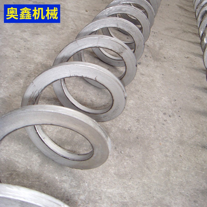 畜禽粪便处理设备用不锈钢螺旋叶 配件 碳钢不锈钢绞龙叶片图5