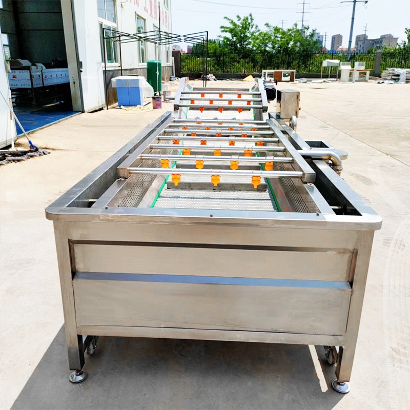 厂家直供全自动蔬菜果蔬气泡清洗机山野菜大型清洗设备海鲜去泥沙图3