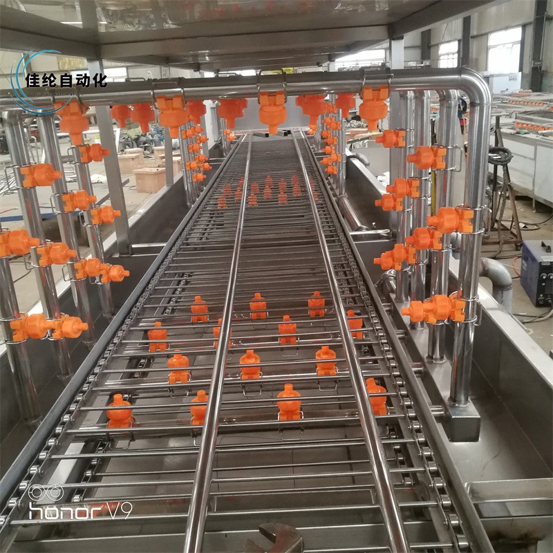 现货销售塑料周转筐洗筐机 大型全自动高压喷淋塑料周转箱洗箱机图4