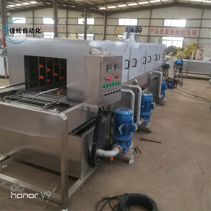 现货销售塑料周转筐洗筐机 大型全自动高压喷淋塑料周转箱洗箱机图2