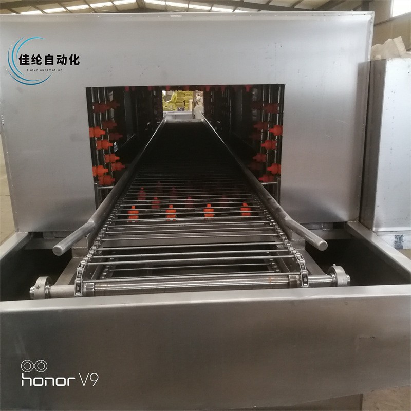 现货销售塑料周转筐洗筐机 大型全自动高压喷淋塑料周转箱洗箱机图3