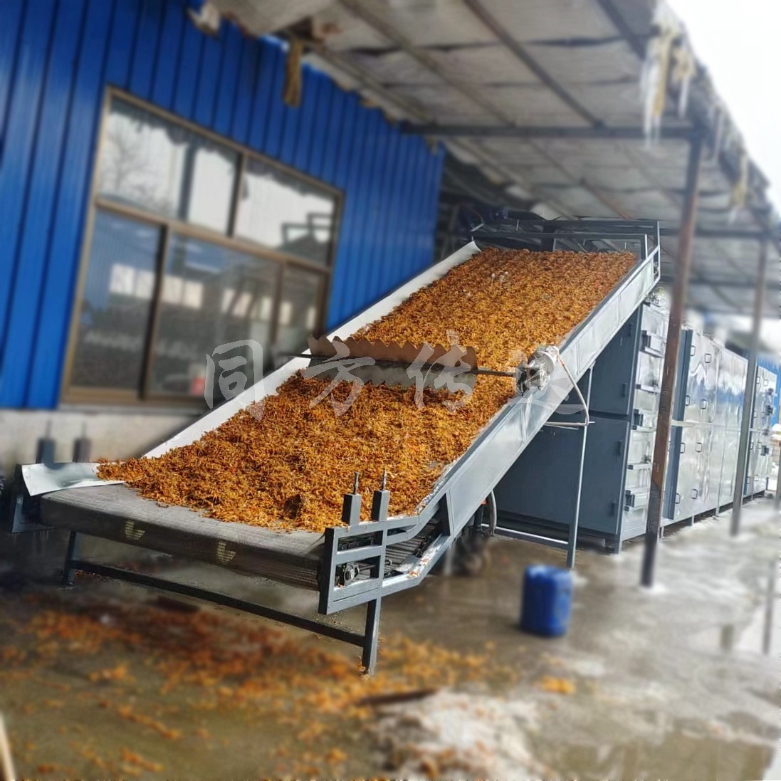 不锈钢食品药材干燥机 多层网带式中草药热泵烘干机 果蔬空气能烘干图2