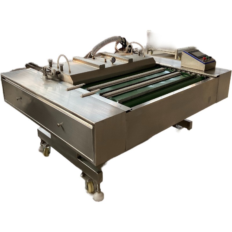 蔬菜山药连续式真空包装机烤肠酱菜滚动真空设备商用全自动封口机图5