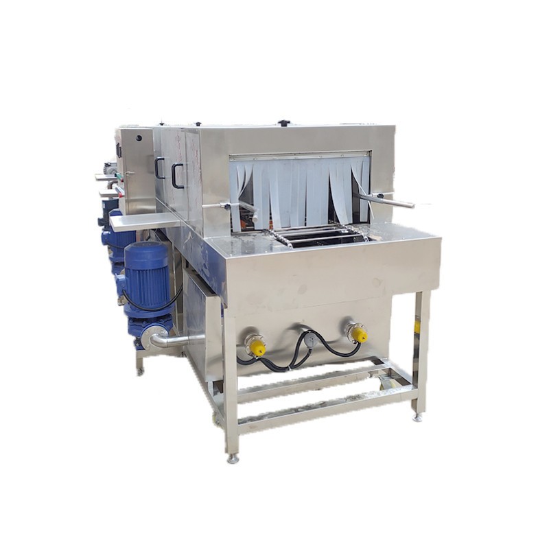 全自动洗筐机食品海鲜托盘清洗设备多功能周转筐高压冲洗去油污图4